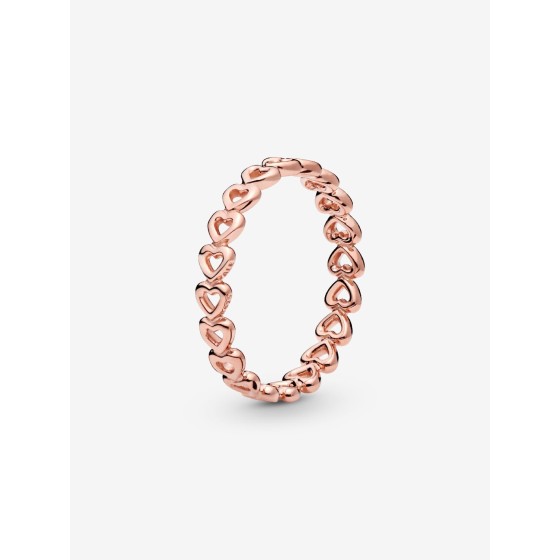 Кольцо PANDORA «Кольцо с сердечками»