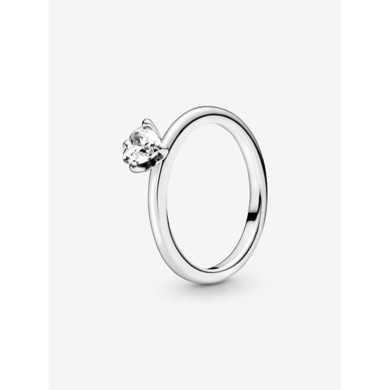 Кольцо-солитер PANDORA Clear Heart