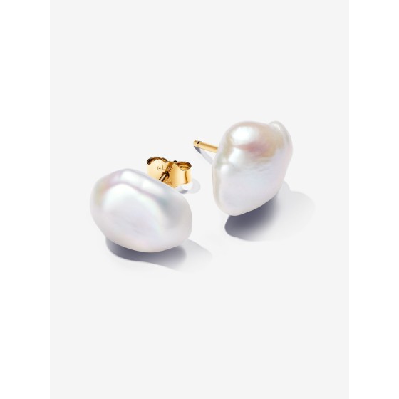 Серьги-гвоздики PANDORA Baroque с культивированным пресноводным жемчугом